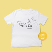 Schreiben auf Author-T - Shirt