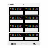 Schreiben auf Name-Tag-Aufkleber für das benutzerd (Vorne)