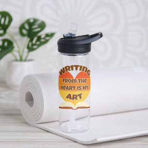 Schreiben aus dem Herzen ist meine Kunst Epic Auth Trinkflasche