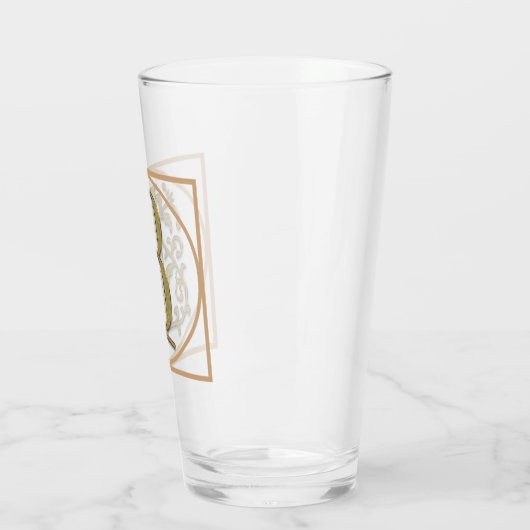 SCHREIBEN B MONOGRAM Schöne Hochzeit Neues Zuhause Glas (Links)