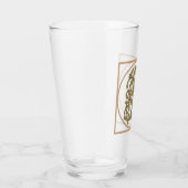 SCHREIBEN B MONOGRAM Schöne Hochzeit Neues Zuhause Glas (Rechts)