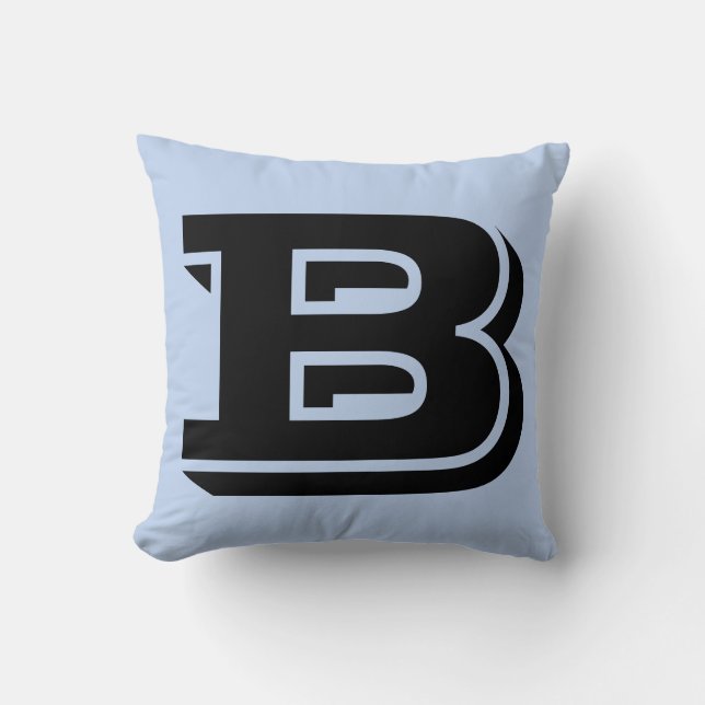SCHREIBEN B MONOGRAMM PILLOW KISSEN (Vorderseite)