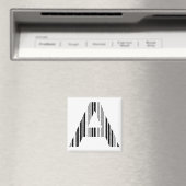 SCHREIBEN BAR CODE Erstes erstes Barcodemuster Magnet (In Situ (Geschirrspüler))