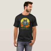 schreiben bearbeiten wiederholen Halloween Chat T-Shirt (Vorne ganz)