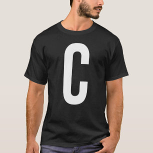 SCHREIBEN C ALPHABET-MONOGRAMM T-Shirt