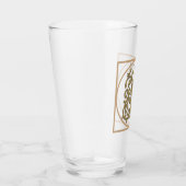 SCHREIBEN C MONOGRAM Schöne Hochzeit Neues Zuhause Glas (Rechts)