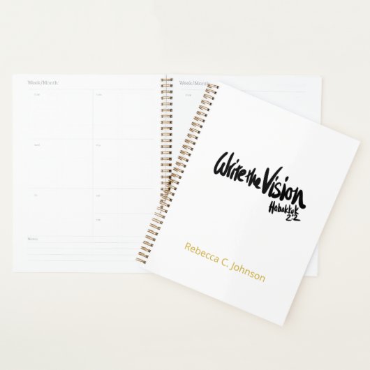 Schreiben der benutzerdefinierten Christlichen Sch Planer (Anzeige)