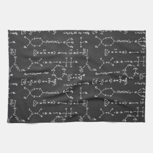 Schreiben der chemischen Formel Küchentuch