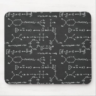 Schreiben der chemischen Formel Mousepad