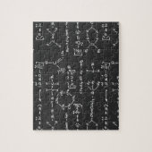 Schreiben der chemischen Formel Puzzle (Vertikal)