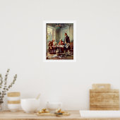 Schreiben der Erklärung der Unabhängigkeit der Kun Poster (Küche)