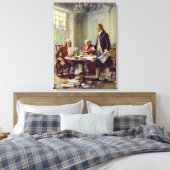 Schreiben der Unabhängigkeitserklärung 1776 Leinwanddruck (Insitu (Schlafzimmer))