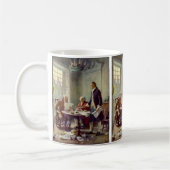 Schreiben der Unabhängigkeitserklärung Kaffeetasse (Links)