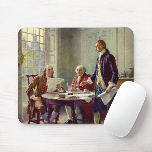 Schreiben der Unabhängigkeitserklärung Mousepad (Mit Mouse)
