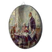 Schreiben der Unabhängigkeitserklärung (USA) Dartscheibe (Vorderseite rechts)