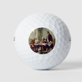 Schreiben der Unabhängigkeitserklärung (USA) Golfball