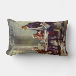 Schreiben der Unabhängigkeitserklärung (USA) Lendenkissen