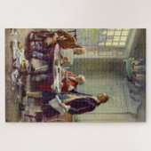 Schreiben der Unabhängigkeitserklärung (USA) Puzzle (Horizontal)