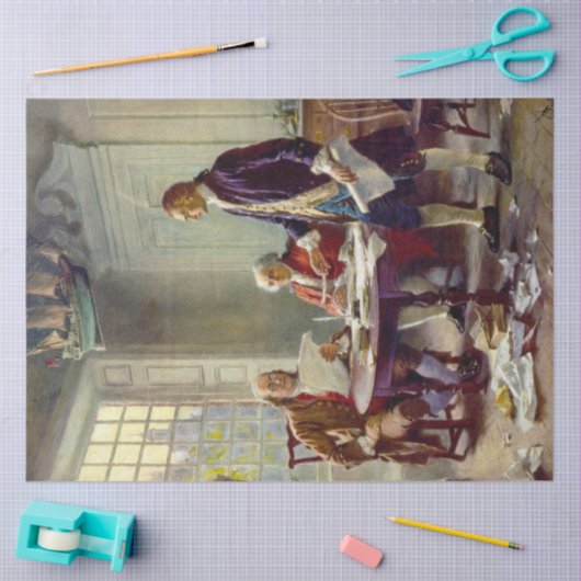 Schreiben der Unabhängigkeitserklärung (USA) Seidenpapier (Basteln)