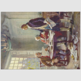 Schreiben der Unabhängigkeitserklärung (USA) Seidenpapier