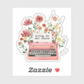 Schreiben des nächsten Kapitels Aufkleber (Blatt)