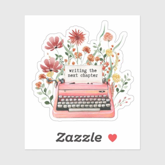 Schreiben des nächsten Kapitels Aufkleber (Blatt)