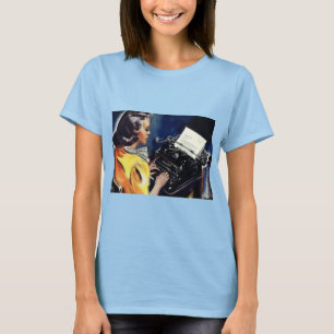 Schreiben des Sekretärs der Vintagen Führungskraft T-Shirt