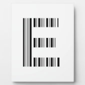SCHREIBEN E BAR CODE Erstes erstes Barcode-Muster Fotoplatte (Vorderseite)