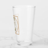 SCHREIBEN E MONOGRAM Schöne Hochzeit Neues Zuhause Glas (Links)