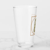 SCHREIBEN EIN MONOGRAM Schöne Hochzeit Neues Zuhau Glas (Rechts)