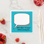 Schreiben einer Nachricht Novelty Napkins Serviette (Beispiel)