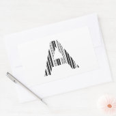 SCHREIBEN EINES BAR CODE-ersten ersten Barcode-Mus Rechteckiger Aufkleber (Umschlag)