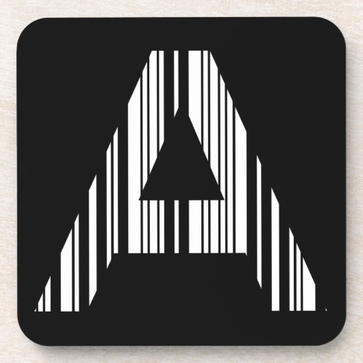 SCHREIBEN EINES BAR CODE-ersten ersten Barcode-Mus Untersetzer (Vorderseite)