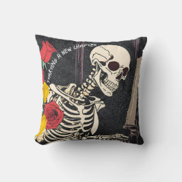 Schreiben, Erholung, wiederholen: Das Skelettkisse Kissen