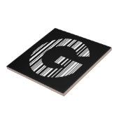 SCHREIBEN G BAR CODE Erstes erstes Barcode-Muster Fliese (Seite)