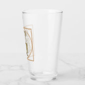 SCHREIBEN G MONOGRAM Schöne Hochzeit Neues Zuhause Glas (Links)