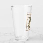 SCHREIBEN G MONOGRAM Schöne Hochzeit Neues Zuhause Glas (Rechts)