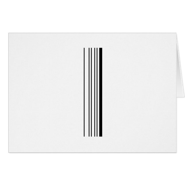 SCHREIBEN I BAR CODE Erste erste Barcode-Muster (Vorderseite (Horizontal))