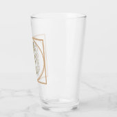 SCHREIBEN I MONOGRAM Schöne Hochzeit Neues Zuhause Glas (Links)