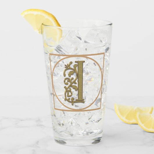 SCHREIBEN I MONOGRAM Schöne Hochzeit Neues Zuhause Glas (Vorderseite Ice)