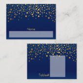 Schreiben in Platzkarte und Name (Vorne/Hinten)