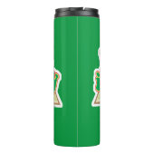 Schreiben ist Groovy Fun Autor Retro Book Style Thermosbecher (Rückseite)