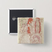 Schreiben Johannes Cassian und Mönch-Angebot Button (Vorne & Hinten)