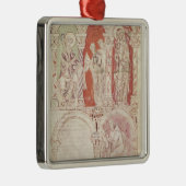 Schreiben Johannes Cassian und Mönch-Angebot Silbernes Ornament (Rechts)