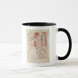 Schreiben Johannes Cassian und Mönch-Angebot Tasse