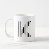 SCHREIBEN K BAR CODE Erstes erstes Barcode-Muster Kaffeetasse (Links)