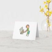 Schreiben Karte (Gelbe Blume)