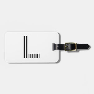 SCHREIBEN L BAR CODE Erstes erstes Barcode-Muster Gepäckanhänger