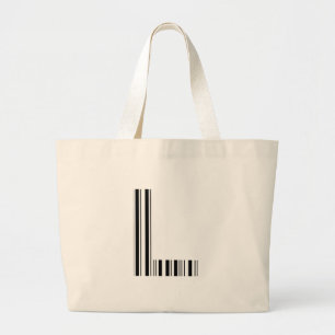 SCHREIBEN L BAR CODE Erstes erstes Barcode-Muster Jumbo Stoffbeutel