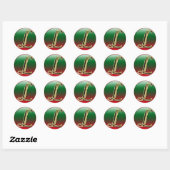 SCHREIBEN L STICKER+Geschenke Runder Aufkleber (Blatt)